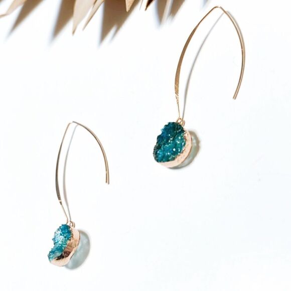 Stone drop earrings #284 - Picture 4 of 5